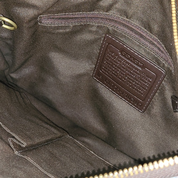 Coach gold metallicshoulder bag - Picture 5 of 10